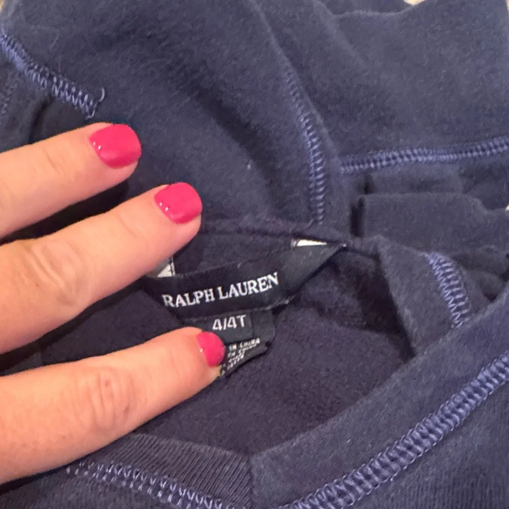 Ralph Lauren Dark Blue Kids Hoodie